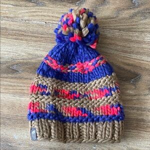 The North Face Crochet Pom Pom Hat